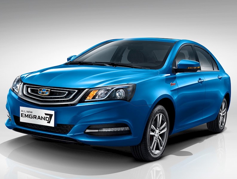 Белый geely emgrand 7