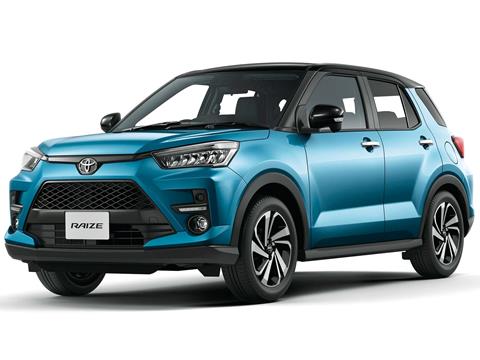 Toyota Raize XLE Aut Bi-Tono nuevo color Turquesa precio $370,000