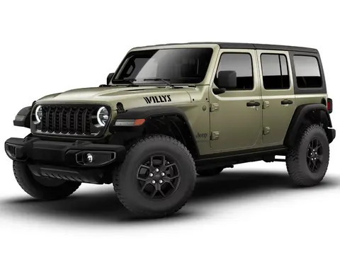 Jeep Wrangler Unlimited WILLYS 2.0L TURBO 4X4 nuevo color A eleccion precio $1,098,900