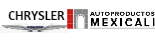 Logo Chrysler Autoproductos Mexicali