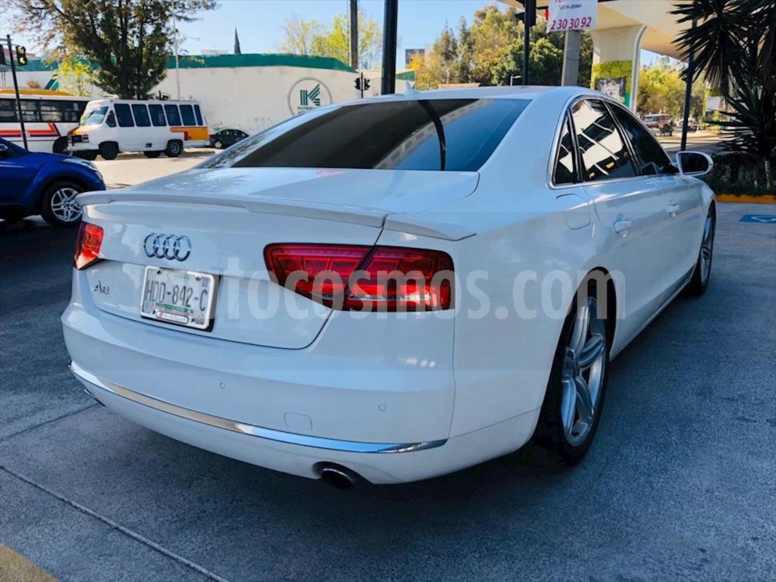 Audi A8 3.0L T Premium Tiptronic Quattro usado (2013) color Blanco