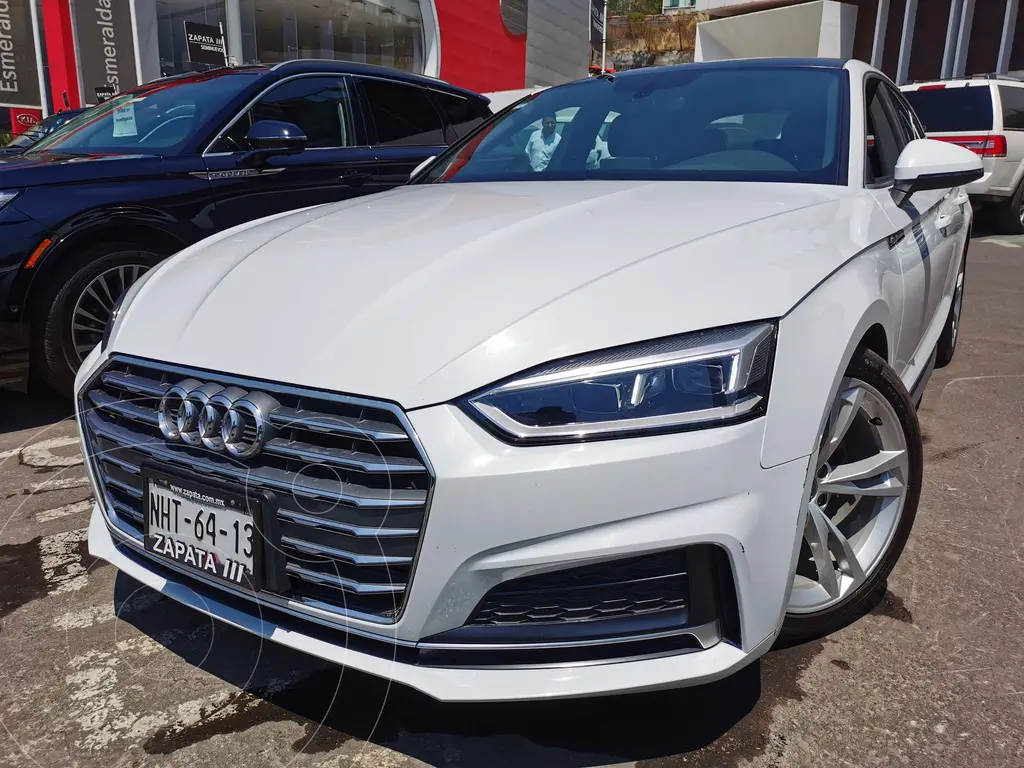 foto Audi A5 Coupé 2.0T S-Line (190Hp) usado (2018) color Blanco precio $595,000