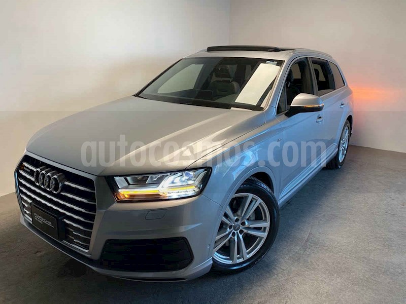 foto Audi Q7 3.0L TFSI S Line Quattro (333Hp) usado (2019) color Plata precio $1,250,000