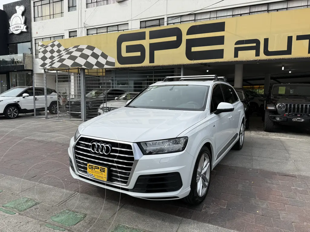 foto Audi Q7 3.0L TFSI S Line Quattro (333Hp) usado (2018) color Blanco precio $589,000
