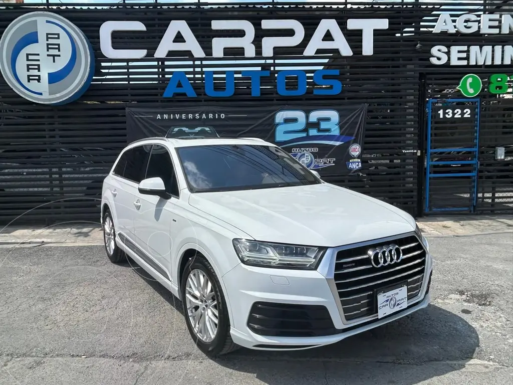 foto Audi Q7 3.0L TFSI S Line Quattro (333Hp) usado (2017) color Blanco precio $449,000