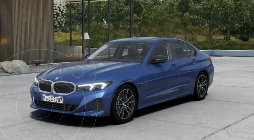 foto BMW Serie 3 330e usado (2024) color Azul precio $889,000