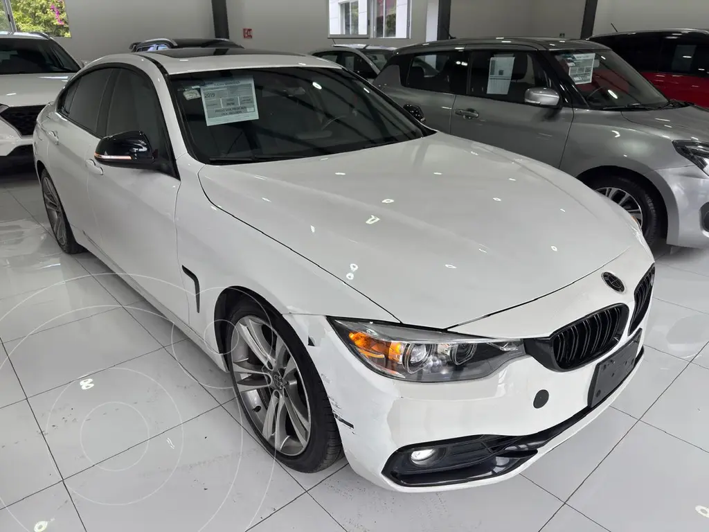 foto BMW Serie 4 Gran Coupé 420iA Sport Line Aut usado (2019) color Blanco precio $405,000