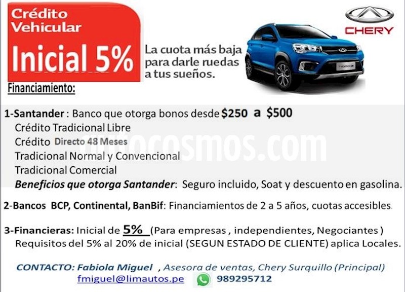 foto Chery Tiggo 2 1.5L Full usado