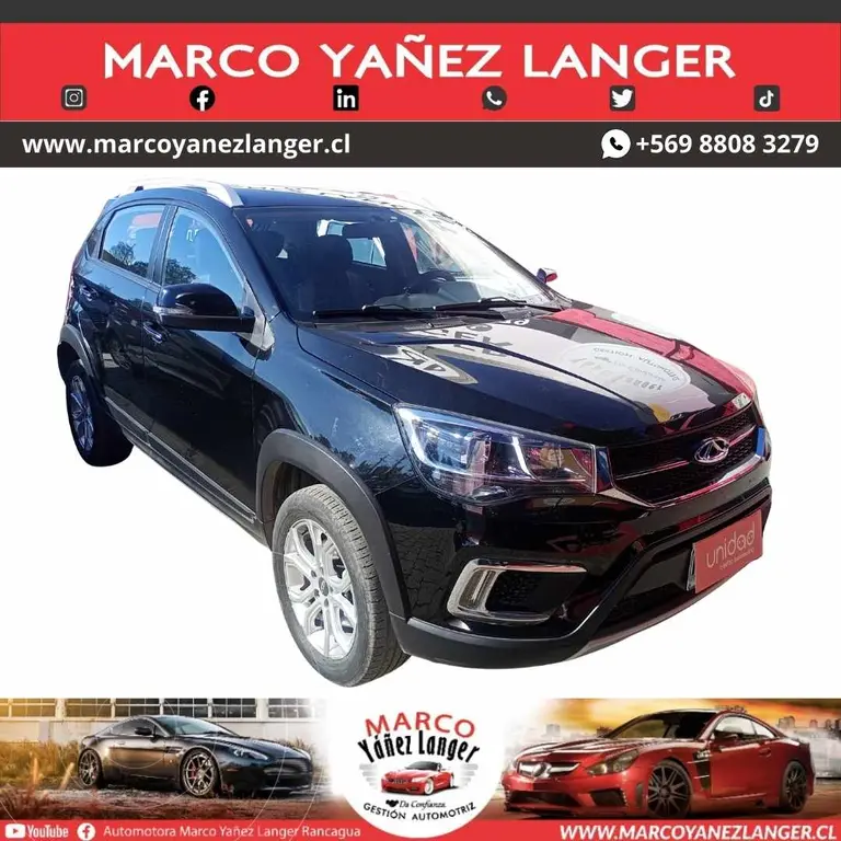 foto Chery Tiggo 2 1.5L GL usado (2022) color Negro precio $8.790.000