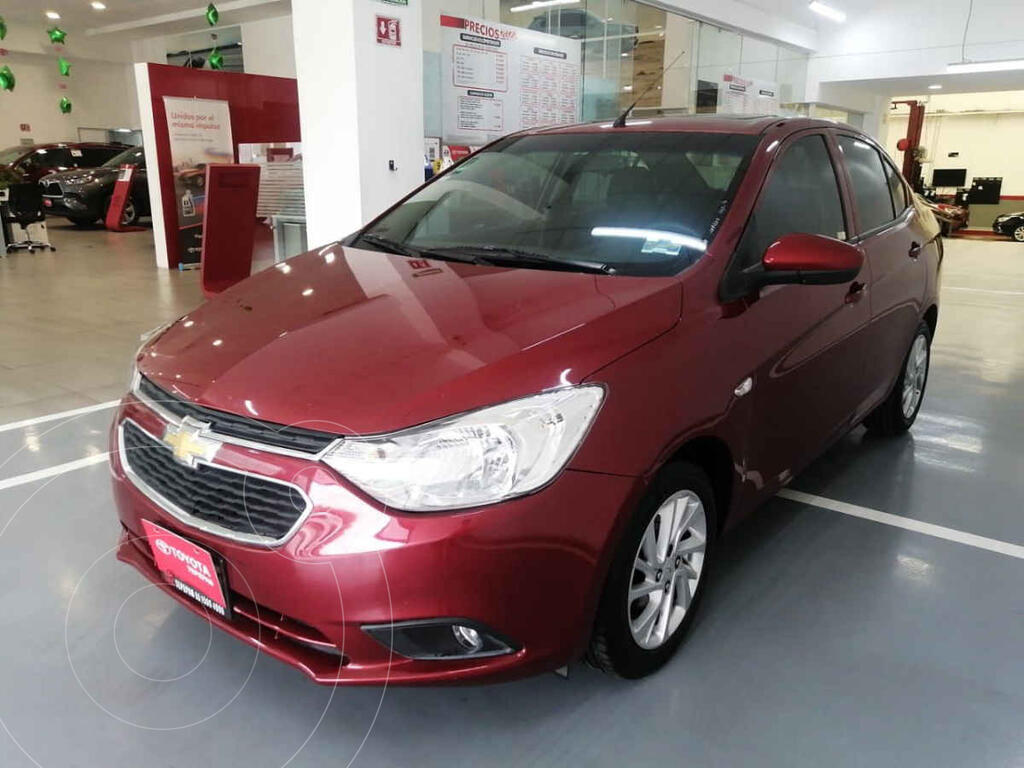 Chevrolet Aveo Ltz Usado (2018) Color Rojo Precio $210,000