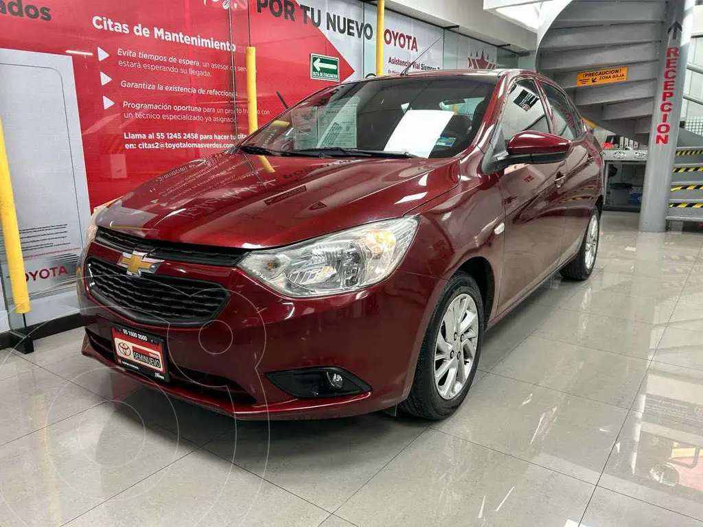 foto Chevrolet Aveo LT usado (2022) color Rojo precio $215,100