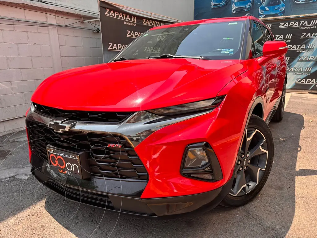 foto Chevrolet Blazer Piel usado (2019) color Rojo precio $455,000