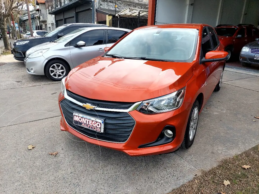 Onix 2 Color Chevrolet Onix 1.2 LT Pack Tech usado (2020) color Naranja precio $17. ...