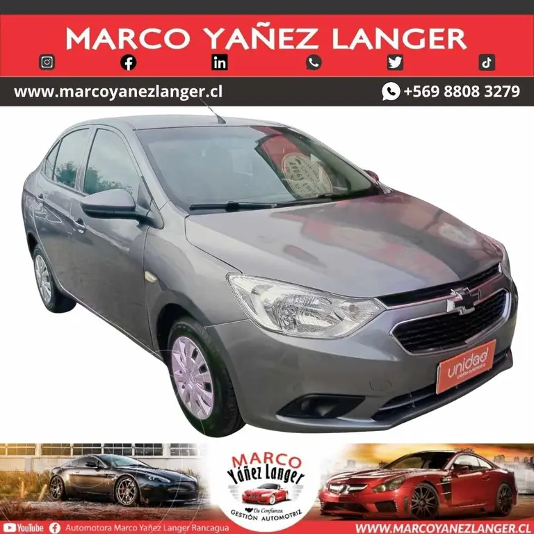 foto Chevrolet Sail 1.5 LS usado (2021) color Plata precio $7.890.000