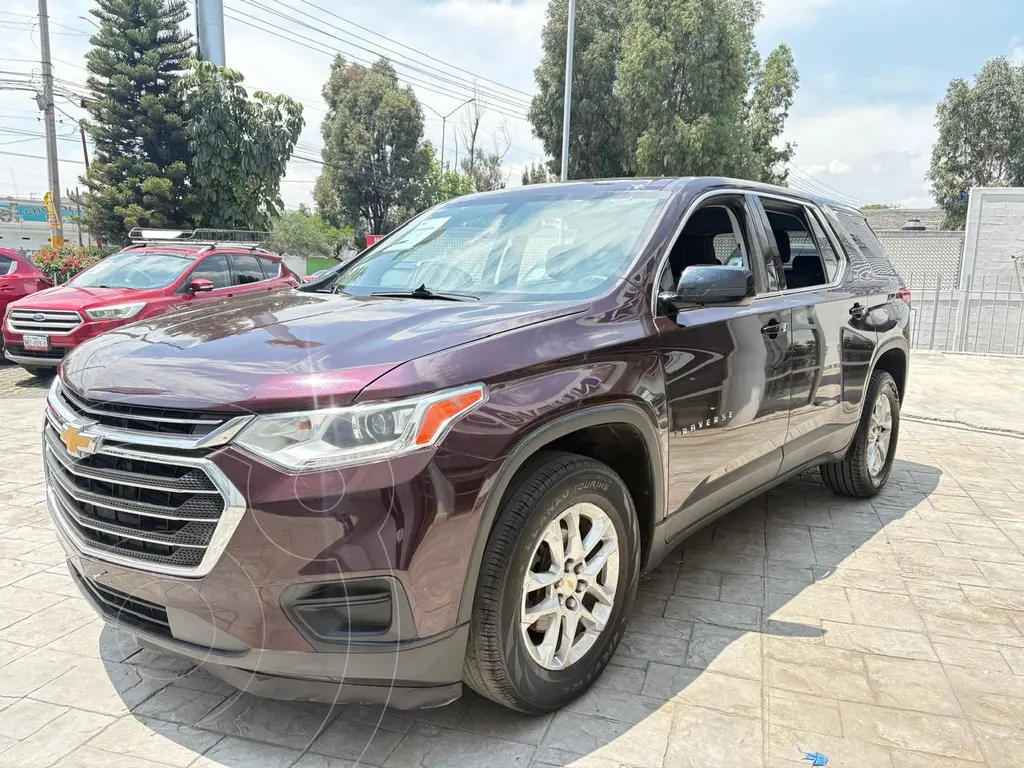 foto Chevrolet Traverse LS usado (2018) color Rojo Tinto precio $345,000