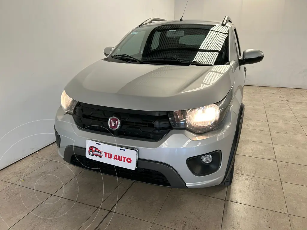 foto FIAT Mobi Way usado (2018) color Plata Bari precio $14.900.000