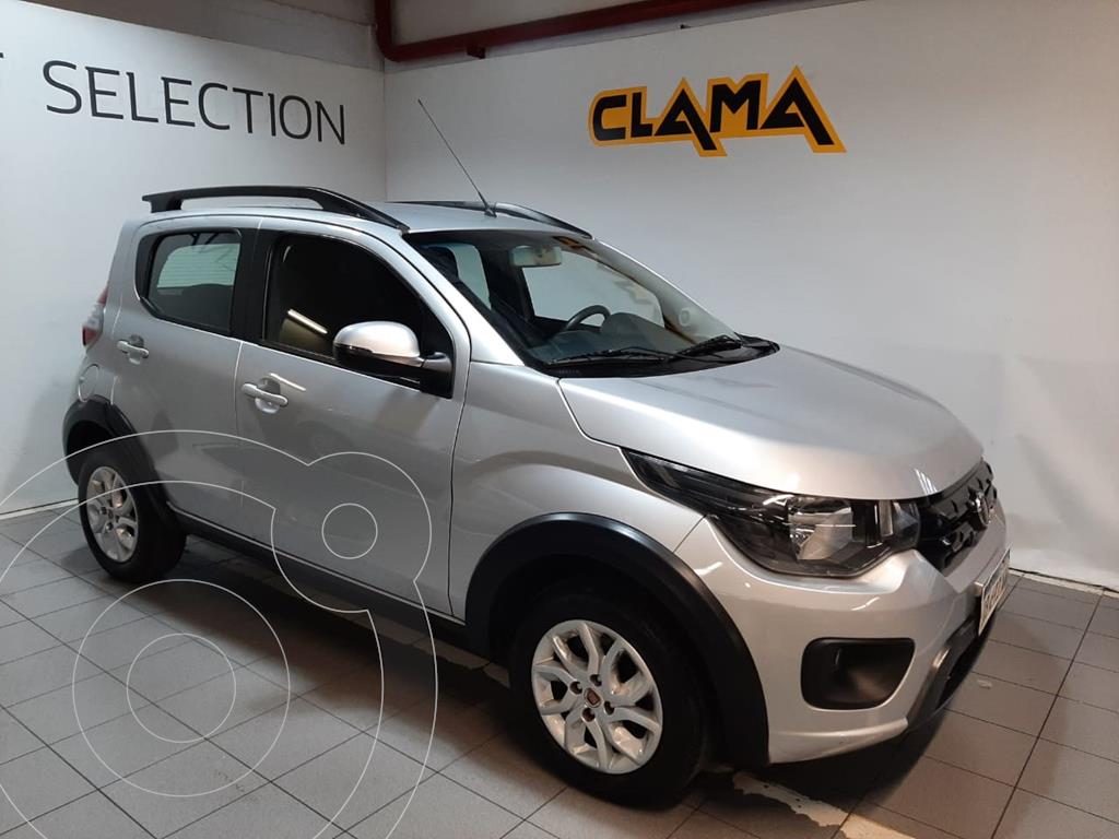 foto FIAT Mobi Way usado (2017) color Gris Scandium precio $1.420.000