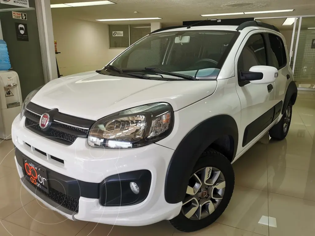 foto Fiat Uno Way usado (2020) color Blanco precio $240,000