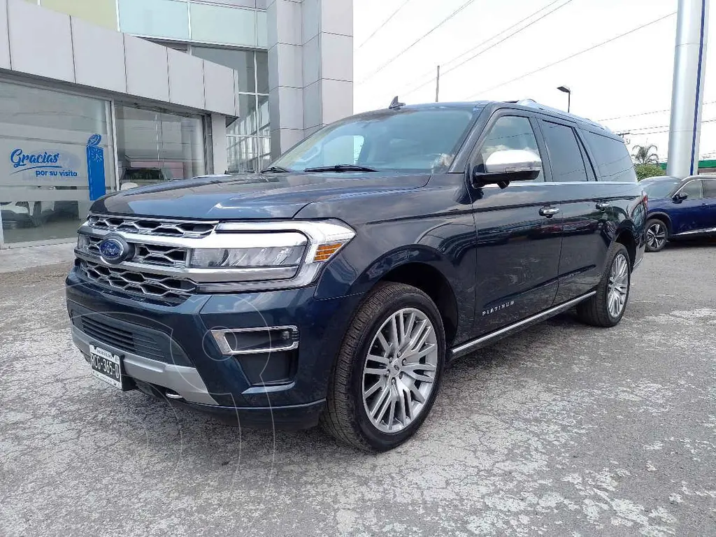 foto Ford Expedition Platinum Max 4x4 usado (2023) color Azul precio $1,285,000