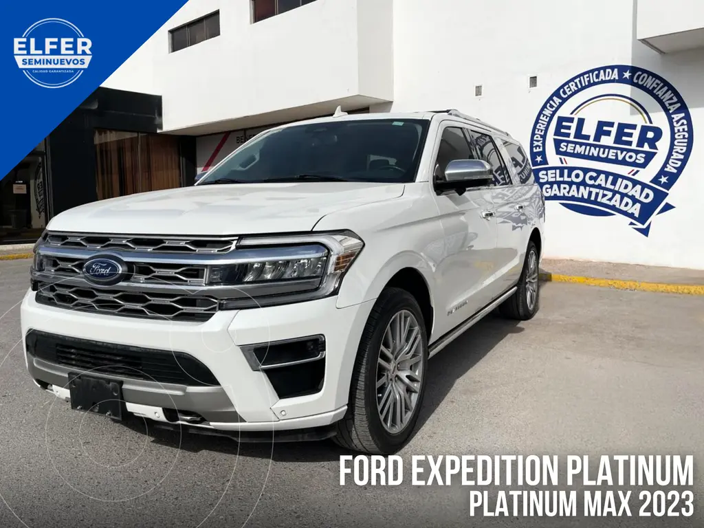 foto Ford Expedition Platinum Max 4x4 usado (2023) color Blanco precio $1,200,000