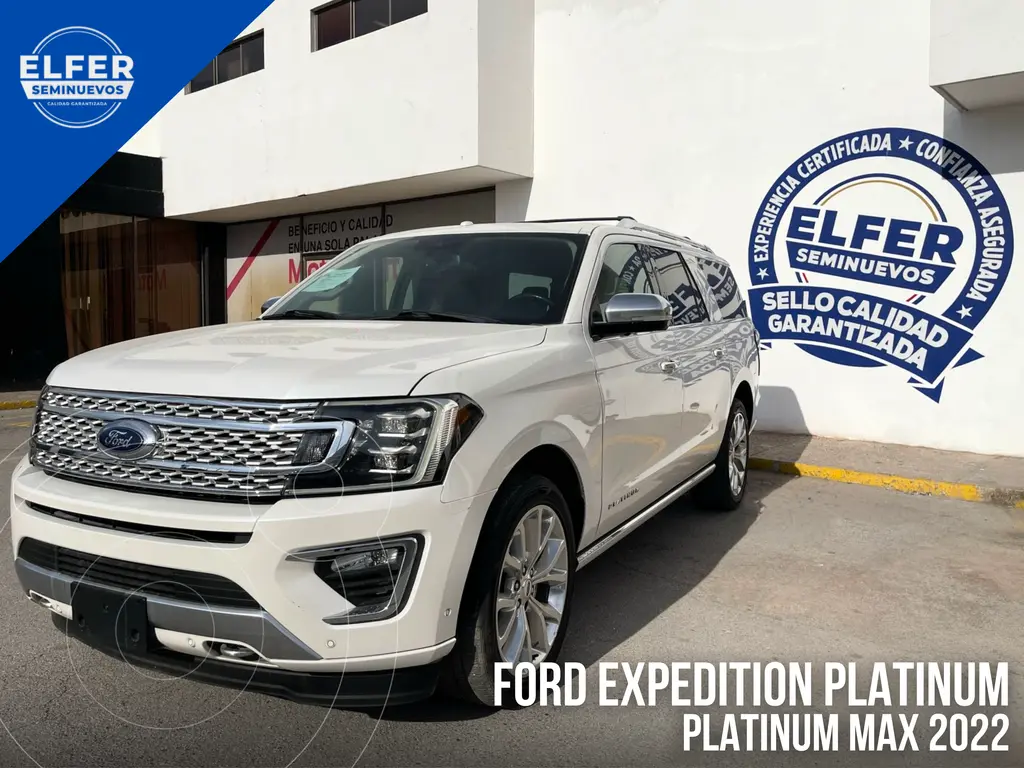 foto Ford Expedition Platinum Max 4x4 usado (2022) color Blanco precio $970,000