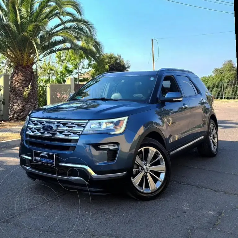 Ford Explorer 2.3L Limited Ecoboost 4x2 usado (2018) color Azul