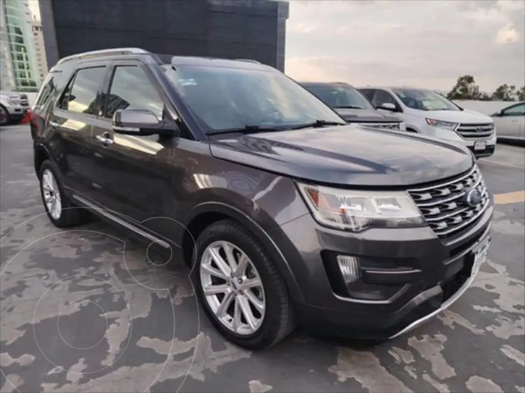 foto Ford Explorer Limited 4x4 usado (2016) color Gris Nocturno precio $398,000