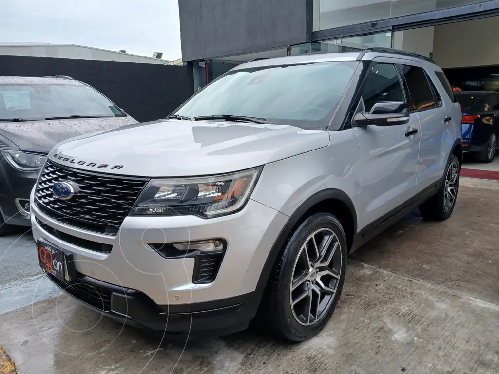 foto Ford Explorer Sport 4x4 usado (2019) color plateado precio $452,000