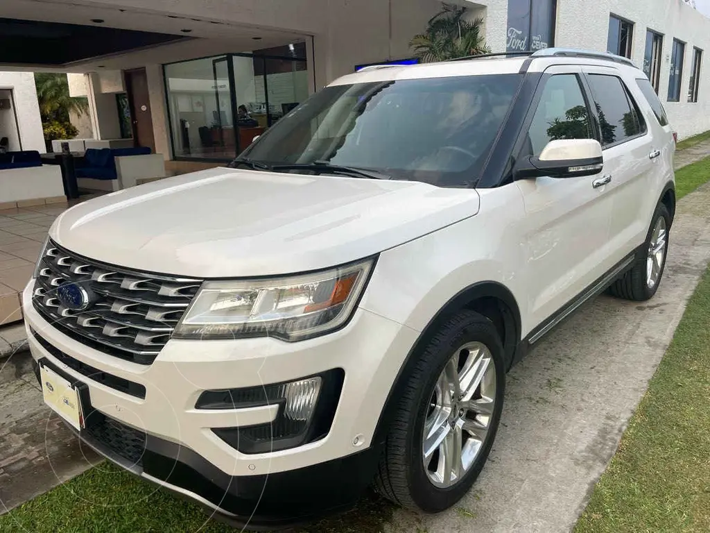 foto Ford Explorer Limited 4x4 3.6L usado (2016) color Blanco precio $410,000