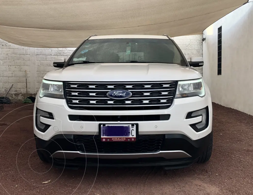 Ford Explorer Limited usado (2016) color Blanco Platinado precio 420,000