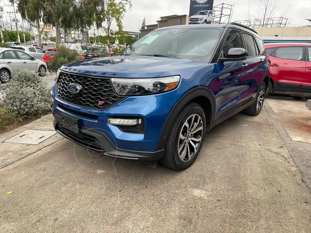 Ford Explorer ST 4WD usado (2021) color Azul precio $789,000