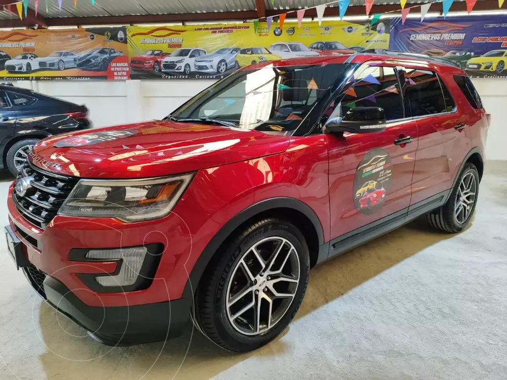 foto Ford Explorer Sport 4x4 usado (2017) color Rojo Rubí precio $489,900