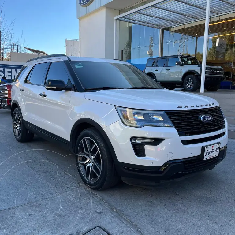 foto Ford Explorer Sport 4x4 usado (2018) color Blanco Oxford precio $529,000