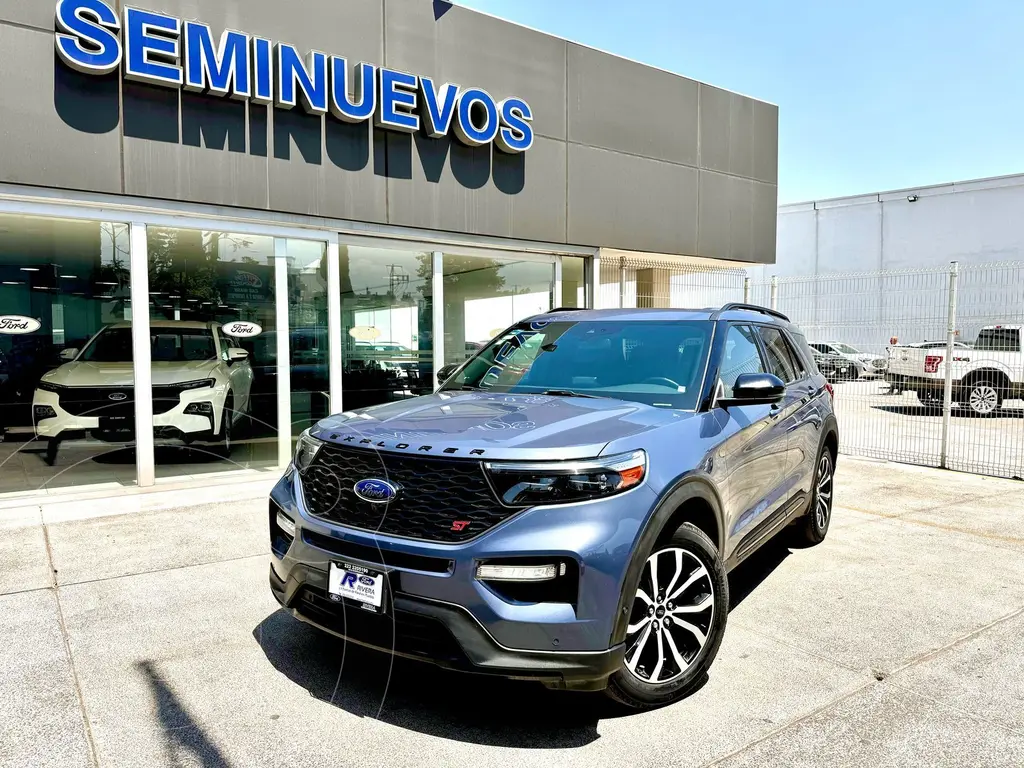 foto Ford Explorer Limited usado (2021) color azul petrleo precio $700,000