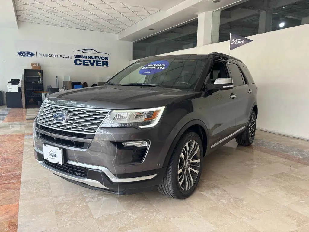 foto Ford Explorer Platinum 4x4 usado (2018) color Gris precio $528,000