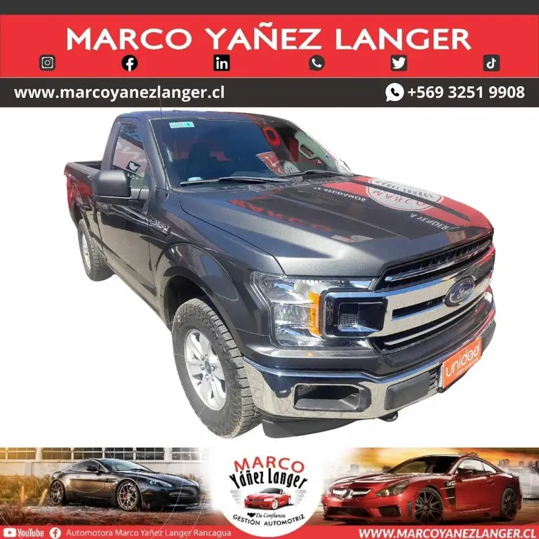 foto Ford F-150 3.3L XLT 4x4 RC usado (2018) color Gris precio $20.690.000