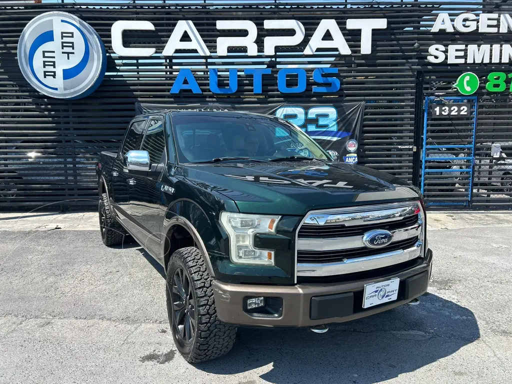 foto Ford F-150 XL 4x2 3.7L Cabina Regular usado (2015) color Verde Oscuro precio $399,000