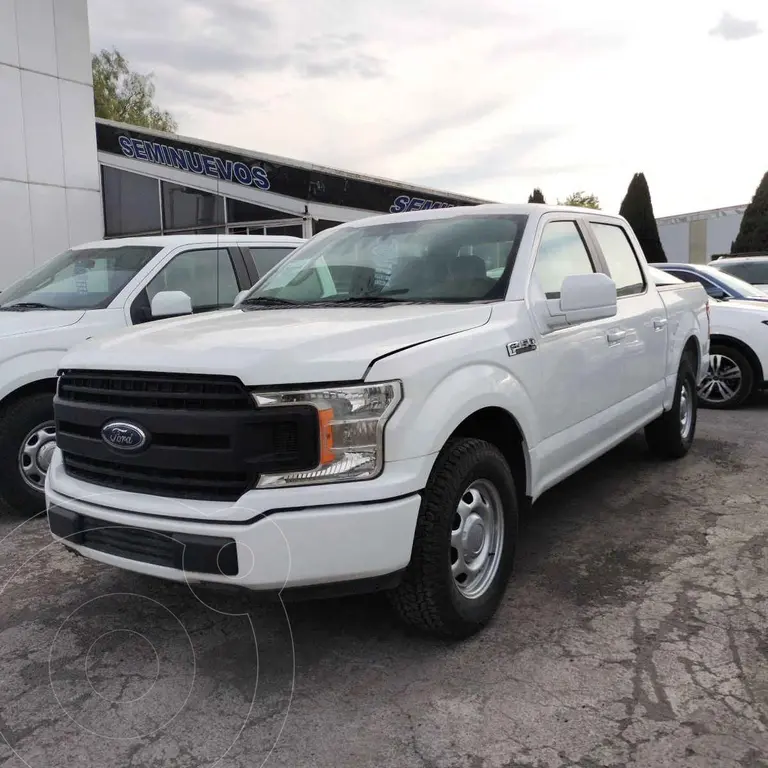 foto Ford F-150 XL 4x2 3.7L Doble Cabina usado (2019) color Blanco precio $485,000