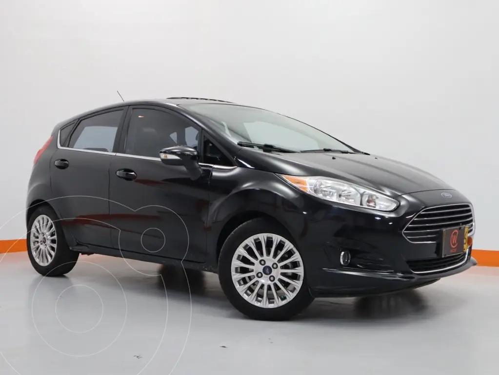 Ford Fiesta Titanium Aut Usado Color Negro Precio