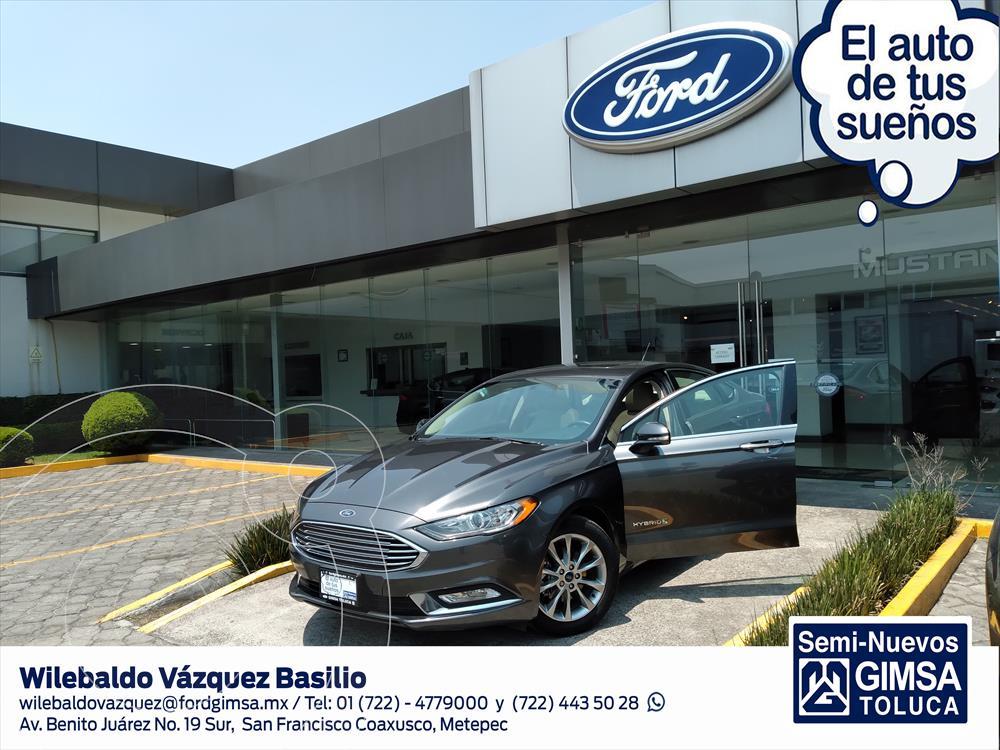 foto Ford Fusion 4P SE HIBRIDO LUXURY AUT usado (2017) color Gris Oscuro precio $325,000