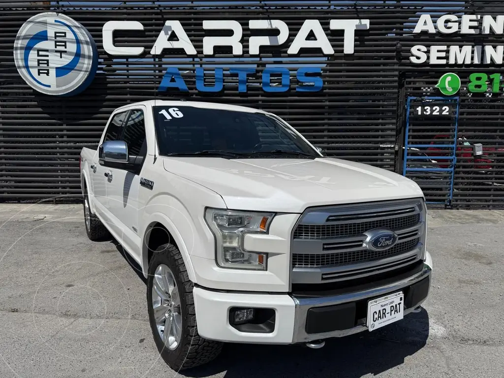 foto Ford Lobo Platinum Crew Cab 4x4 usado (2016) color Blanco precio $519,000