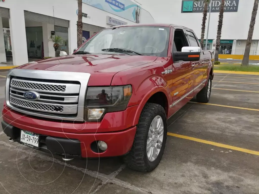 foto Ford Lobo Doble Cabina Platinum 4x4 usado (2013) color Rojo Rubí precio $399,000