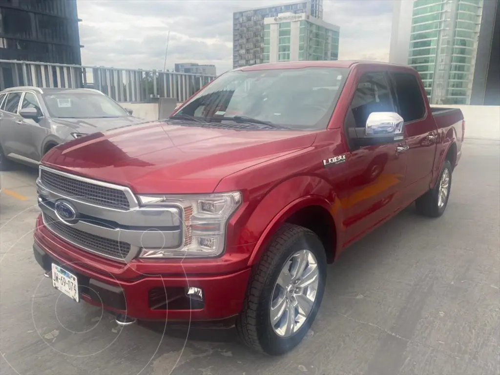 Ford Lobo Doble Cabina Platinum Limited Usado Color Rojo Precio