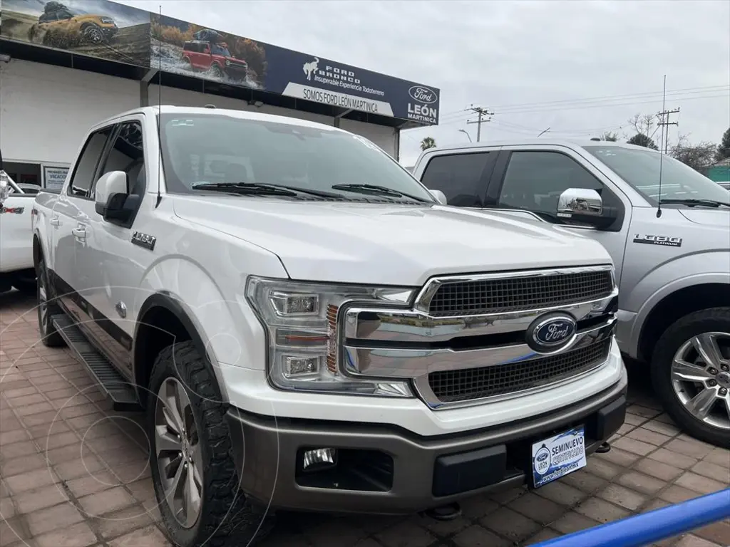 Ford Lobo King Ranch Crew Cab 4x4 EcoBoost usado (2019) color Blanco ...