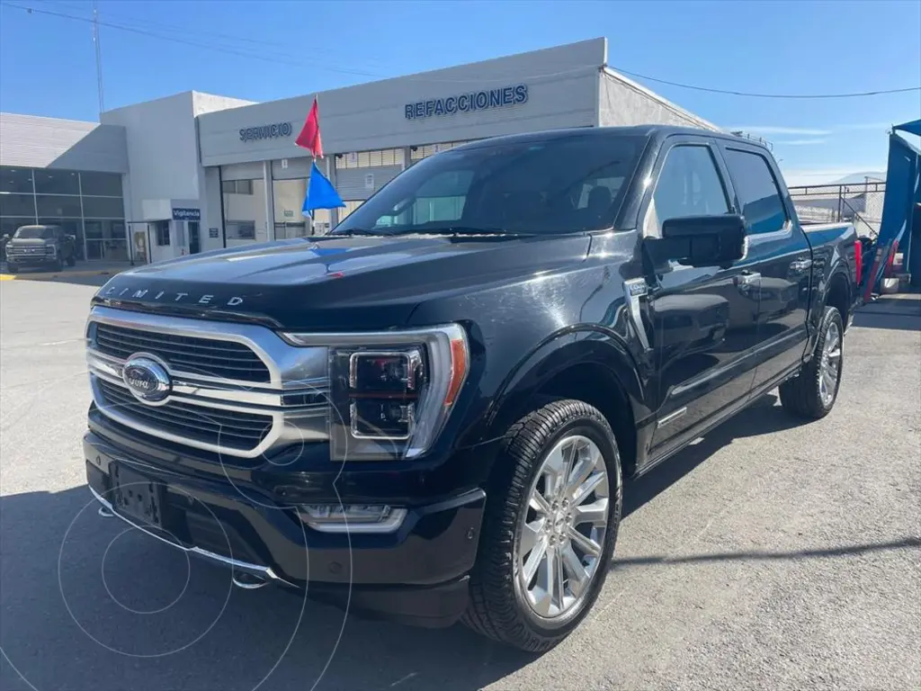 foto Ford Lobo LIMITED HEV 4X4 CREW CAB 3.5L V6 FHEV usado (2023) color Negro precio $1,345,000