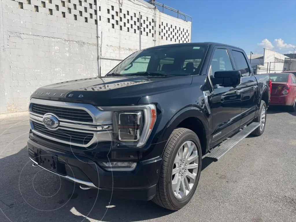 foto Ford Lobo LIMITED HEV 4X4 CREW CAB 3.5L V6 FHEV usado (2023) color Negro precio $1,295,000