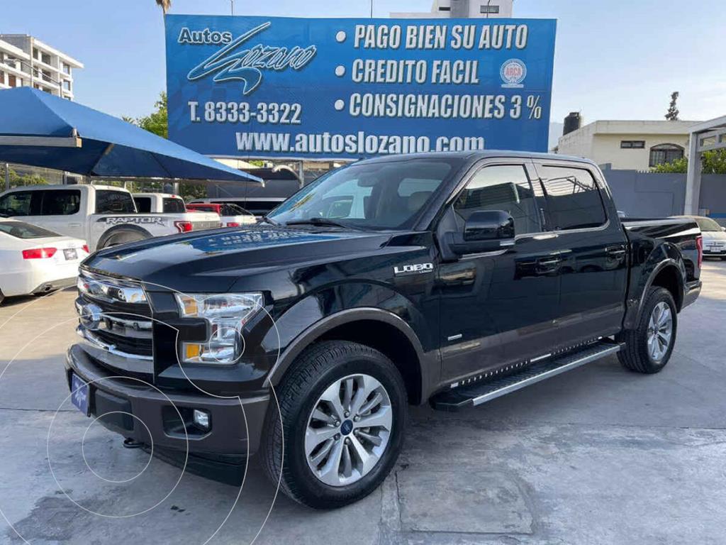 Ford Lobo Lariat 4x4 Cabina Doble usado (2017) color Negro precio 649,900 Ford Lobo Lariat 4x4 Cabina Doble usado (2017) color Negro precio 649,900