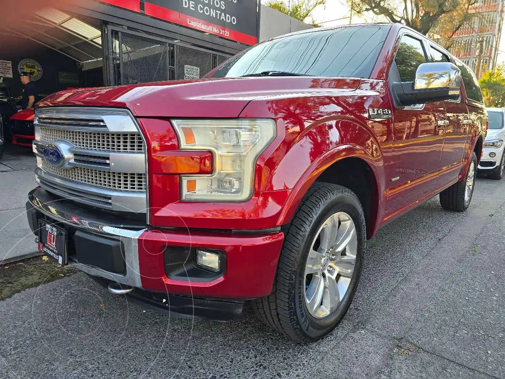 foto Ford Lobo Platinum 4x4 Cabina Doble usado (2015) color Rojo precio $469,900