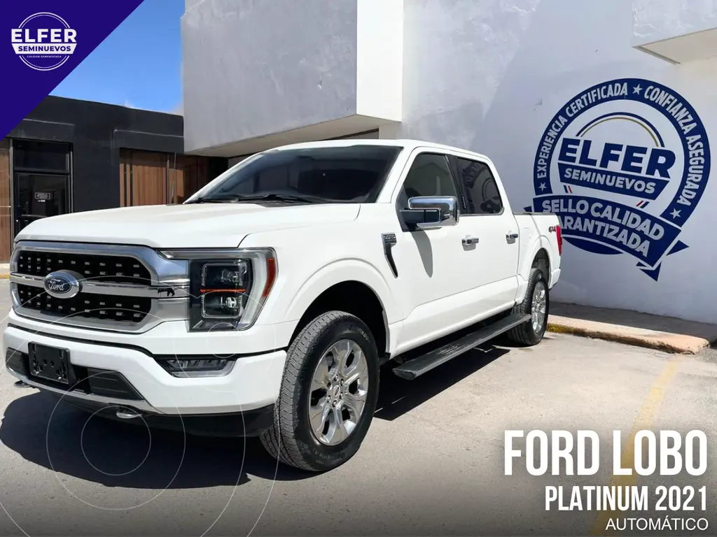 foto Ford Lobo Platinum usado (2021) color Blanco precio $795,000