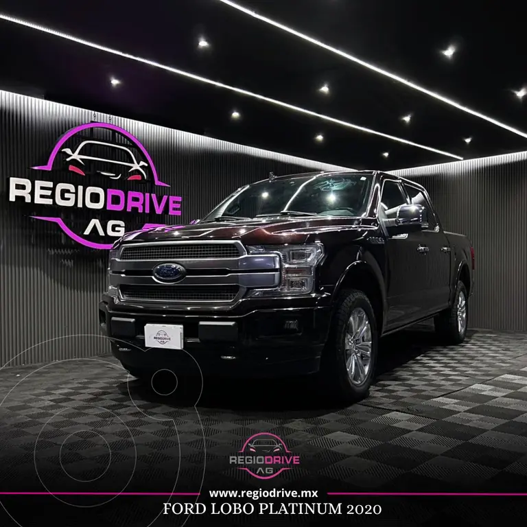 foto Ford Lobo Platinum Doble Cabina usado (2020) color Café precio $849,900